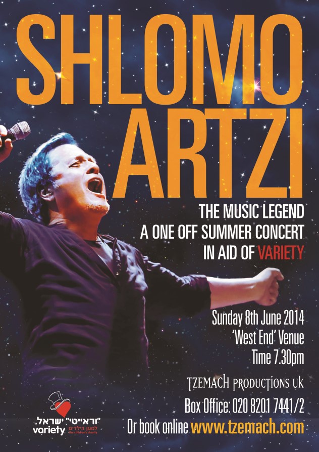 SHLOMO ARTZI LIVE IN LONDON